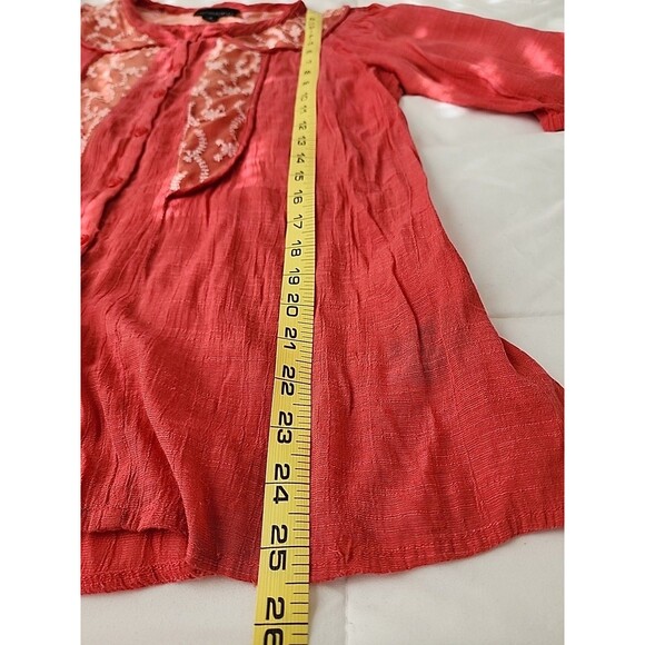 Cynthia Rowley Medium Blouse Boho Vintage Style Romantic Cottagecore Flowy Retro - Picture 6 of 9